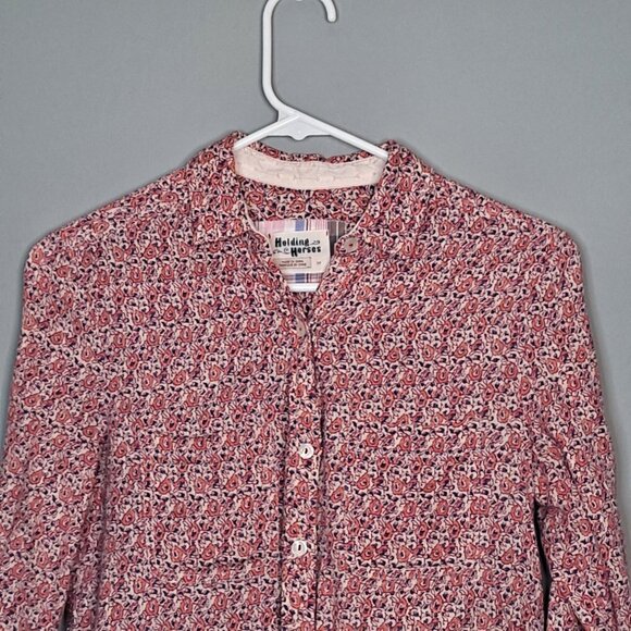 Anthropologie Holding Horses Floral Button Down 2 - Picture 2 of 10